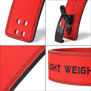 Custom Gym Squats 13mm Natural <b>Rubber</b> Heavy Duty Strong Weightlifting <b>Belt</b> Waist Support Deadlifting Lever Buckle Fitness Safety - Product Image 3