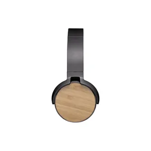 Cuffie Bluetooth Pieghevoli in Bambù Personalizzate per Regali Promozionali USB - Product Image 3
