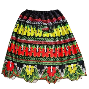 Jupes polynésiennes personnalisées de haute qualité pour femmes coton respirant écologique naturel longueur au sol style décontracté robe de bal - Product Image 5