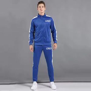 Venta al por mayor 100% de algodón de los hombres Sweatsuits bordados Jogging Trajes y Chándales para el invierno de los hombres Ropa deportiva Conjuntos - Product Image 1