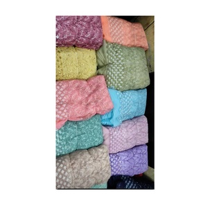 Venta al por mayor nueva colección tela de algodón Georgette con Secuencia de bordado para vestidos de novia hechos en la India - Product Image 4