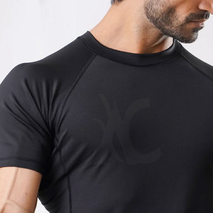 Camisetas de compresión para hombre de color sólido, ropa de verano, hechas en Pakistán. - Product Image 4