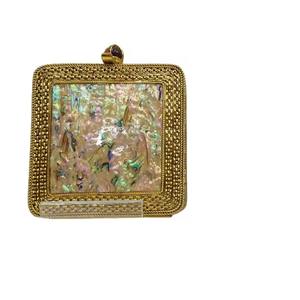 Designer Broderie Résine Pochette De Luxe Mariage Indien Nikkah Cadeau De Mariée avec Matériau De Haute Qualité Style Bandoulière - Product Image 5