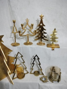 Candle <b>Lighting</b> Metal Christmas T Lite Holder Elegant Candle Holder Christmas Decoration & Gift for Christmas <b>Trees</b> - Product Image 5