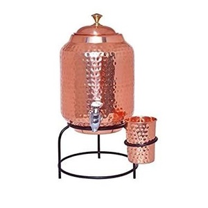 Decorative Copper <b>Water</b> <b>Dispenser</b> with Traditional Design Durable Tap Eco-Friendly Hot & <b>Cold</b> <b>for</b> Hotel and Outdoor Use - Product Image 4