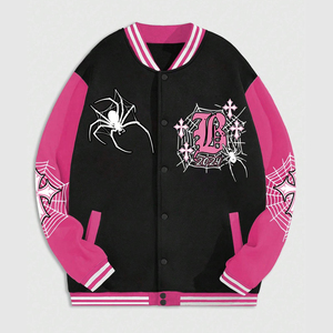 Chaqueta Universitaria Unisex con Logotipo Bordado Personalizado, Nombre del Equipo, Número, Ropa Exterior Retro Universitaria, Bordado Personalizado, Ropa Escolar del Equipo - Product Image 1