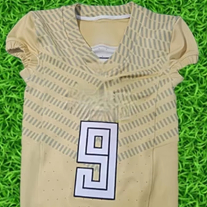 Uniformes de football américain de jeunesse de sublimation conçus sur mesure de la plus haute qualité pantalon intégré en jersey sergé - Product Image 1