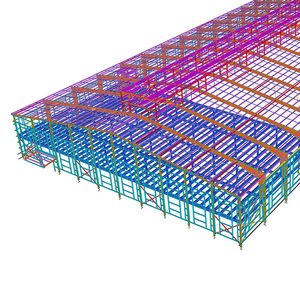Bâtiments pré-conçus en acier castellés efficaces d'applications commerciales et industrielles par notre société - Product Image 3