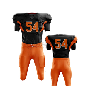 Uniforme de football américain personnalisé |   Maillot et pantalon d'équipe en polyester respirant |   Fabricant OEM - Product Image 6