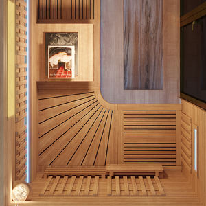 Système <span class=keywords><strong>de</strong></span> sauna <span class=keywords><strong>spa</strong></span> polyvalent et personnalisable pour intérieur, avec rayonnement infrarouge lointain intégré, circulation d'air, bien-être corporel complet DSL DSL1619-01 - Product Image 3