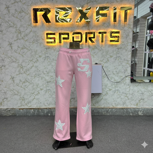 กางเกงวอร์มลำลองของผู้ชายกางเกงวิ่งบุขนแกะกันหนาวกางเกงขนสัตว์หนาปานกลางแบน - Product Image 5