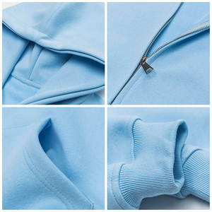 2025 Sudadera con capucha de marca de moda de alta calidad estilo básico de invierno personalizado GSM algodón mezclado multicolor impresión Digital técnica lavada - Product Image 3