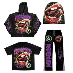 Nuevo Chándal Deportivo Personalizado para Hombre, Invierno 2026, Transpirable, para Fitness Casual y Ropa Deportiva, 100% Algodón Ecológico - Product Image 1