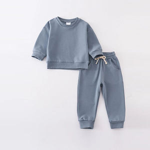 Conjunto de 2 Piezas Unisex para Niños, Sudadera con Capucha y Pantalones Deportivos, Ropa Deportiva Transpirable, 100% Algodón, 2 en 1, Ropa Deportiva de Invierno - Product Image 5