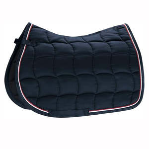 Manta de Silla de Montar Inglesa de Tela Satén Personalizada, Gran Venta |   Equipo Ecuestre para Montar a Caballo Azul - Product Image 2