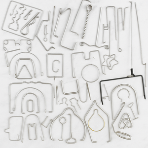 Tùy chỉnh dây hình thức mùa xuân thép không gỉ uốn kim loại Clip Xoắn phẳng CNC dây hình thành các bộ phận chính xác nhà sản xuất phần cứng - Product Image 2