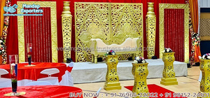 Evento de boda, escenario de noche de matrimonio, bajo precio, estilo marroquí, decoración de escenario de recepción - Product Image 3