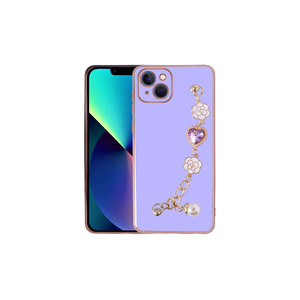 เน็ตซี่ เลักชัวรี เฮนด์กริปเคสซิลิโคนสำหรับไอโฟน 14 A53 7 พลัส-ซอฟท์ซิลิโคนรูปสี่เหลี่ยมผืนผ้าป้องกันกล้องกันกระแทกฝาครอบโทรศัพท์ - Product Image 1