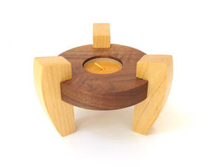 Pilier de bougie en bois forme personnalisée pour la décoration de la maison en inde, offre spéciale - Product Image 4