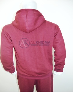 เสื้อฮู้ดผู้ชายพรีเมียมผ้าฝ้ายฟลีซน้ำหนักเบา 370 กรัม สำหรับฤดูหนาว สีพื้น ทรงปกติ รับผลิตแบบ OEM ODM - Product Image 3