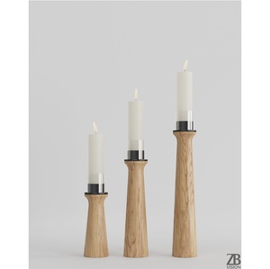 Elegante candelabro de madera de mango, respetuoso con el medio ambiente y de calidad de exportación para la decoración navideña del hogar, con descuento - Product Image 3