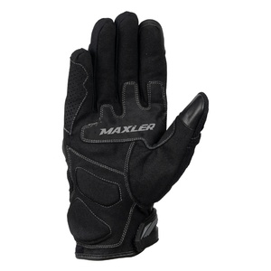 Nouveaux gants de moto en fibre de carbone pour homme, courts, imprimés blanc et noir, en cuir et maille, pour l'hiver, personnalisables avec le nom de l'équipe - Product Image 3
