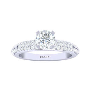 Anillos de Plata de Ley 925 de Primera Calidad para Mujer, Chapados en Rodio con Diamantes o Circonitas, Diseño Numérico, Joyería para Hombre - Product Image 1