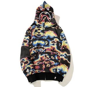 2023 vente chaude nid d'abeille transformer camouflage hommes à capuche Dandy nouveau Noble tête de requin sweats à capuche pour hommes et femmes - Product Image 2