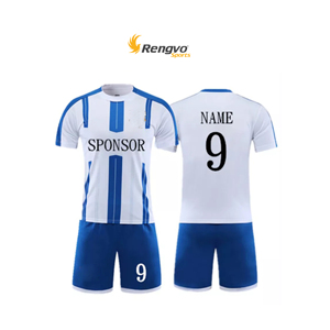 Ensemble de maillots de football pour femmes Sublimation maillots pour enfants robe Uniformes de sport de football Vêtements de football personnalisables - Product Image 2