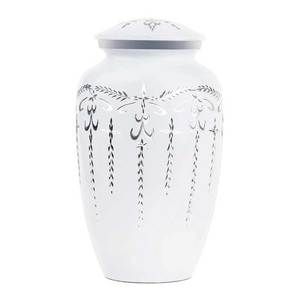 Contenedor funerario duradero de urna crematoria de metal al por mayor almacenamiento de cenizas conmemorativas de alta calidad - Product Image 4