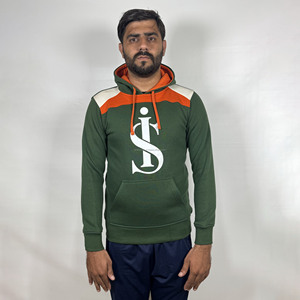Vente chaude couleur personnalisée à manches longues hommes sweats à capuche Logo personnalisé hommes pull à capuche pour l'hiver porter des sweats à capuche de base - Product Image 1