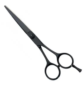 Juego de tijera de peluquero profesional de 8 pulgadas, logotipo personalizado, nuevo estilo, herramientas plateadas, embalaje, hoja recta de acero inoxidable, Belleza - Product Image 1