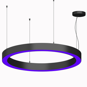 โคมไฟระย้าทรงกลมเส้นผ่านศูนย์กลาง1.5ม. พร้อมอลูมิเนียมเปลี่ยนสีได้หลากสี RGB - Product Image 6