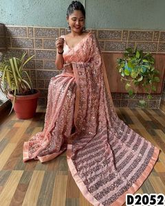 Saree indio de alta calidad, aspecto elegante, ropa de fiesta, Saree, precio al por mayor, exportación y fabricante de la India - Product Image 2