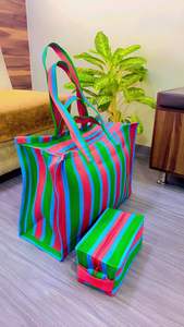 Grands sacs à fermeture éclair en PP recyclé écologiques Impression offset Conception personnalisée Sacs à linge en plastique durables Approvisionnement en vrac - Product Image 5