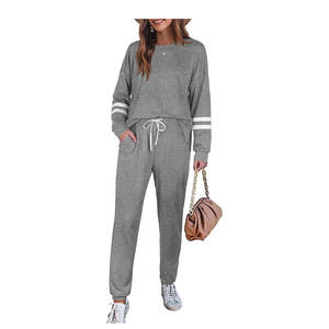 Chándal de manga larga de lana, pantalones de chándal, sudaderas con capucha, ropa de entrenamiento y jogging, ropa deportiva, pistas de mujer - Product Image 1