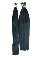 Extensions de cheveux humains Remy bruns 300g, 100% naturels, origine Vietnamienne, double trame, en vrac, toutes couleurs disponibles
