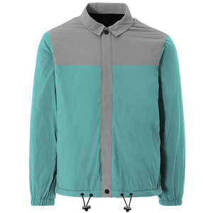 เสื้อแจ็คเก็ตโค้ชผ้าแคนวาสคอตั้งแบบขายส่ง กันน้ำ เป็นมิตรกับสิ่งแวดล้อม ผลิตตามสั่ง สำหรับผู้ชาย ใส่ได้ในฤดูใบไม้ผลิ เหมาะกับกิจกรรมกลางแจ้ง - Product Image 1