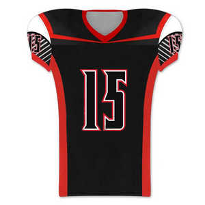 Uniforme de fútbol americano de manga corta transpirable personalizado profesional de la mejor calidad - Product Image 2
