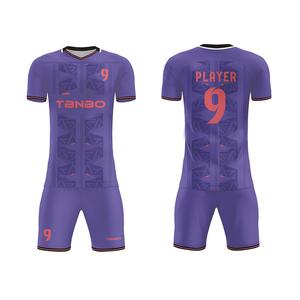 Vêtements de football en maille respirante de haute qualité Maillot de football de ligue bon marché avec technique de strass Service OEM disponible - Product Image 1