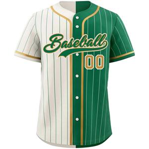 High Tech Mesh Baseball Jersey Bouton Personnalisé À Séchage Rapide Softball Chemise Tackle Sergé Nom Broderie USA Youth Pro Style - Product Image 1