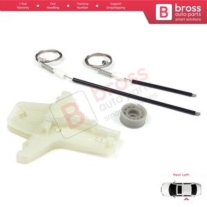 Kit de réparation de lève-vitre arrière gauche BWR304 pour Jetta Golf MK5 A5 1K R32 GTI Rabbit Plus 5M1 1K4839461 - Product Image 3