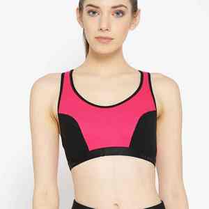 Custom Logo Women's Ultra Soft <b>Mesh</b> Performance Sports Bra Crop <b>Top</b> for Gym Yoga Training Breathable Support Fit - Product Image 1