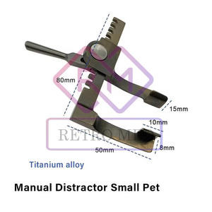 MEDICAB INSTRUMENTS Distractor Manual Reutilizable Mascotas Pequeñas Instrumentos Quirúrgicos Ortopédicos Veterinarios Titanio Acero Inoxidable - Product Image 2