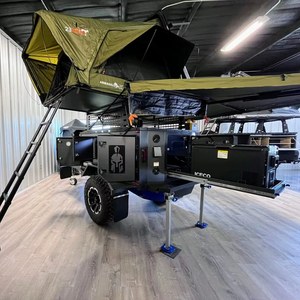 BRAND NEW Comfortable Top Camper Trailer 4x4 Off-Road Travel Caravan Mobile Home Mini Foldable Design - Product Image 4