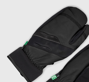 Leather Premium unisex <b>waterproof</b> ski <b>gloves</b> with <b>thermal</b> insulation - Product Image 1