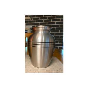 New Look With Reasonable Price Handicrafts Brass <b>Urn</b> Funeral Accessories Metal <b>Urn</b> Cremation Exporter From India - Product Image 6