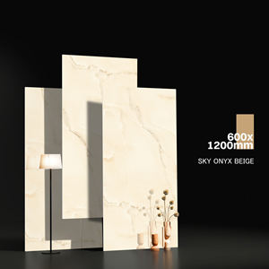 กระเบื้องพิมพ์ลายพอร์ซเลนสีสันสดใสทันสมัยสั่งทำพิเศษจากอินเดียสำหรับพื้นที่ต้อนรับของโรงแรม - Product Image 1