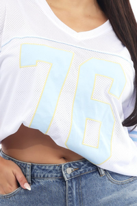 Camiseta de Jersey de algodón de talla grande personalizable de alta calidad para mujer estilo informal de gran tamaño de secado rápido al por mayor OEM ODM Bangladesh - Product Image 5