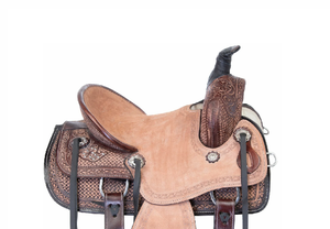 Juego de tachuelas de cuero genuino de primera calidad, monturas de carreras occidentales e inglesas para montar a caballo - Product Image 3